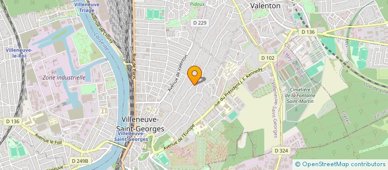 localisation de l'entreprise FBM CHAUFFEUR CAPITAL à VILLENEUVE-SAINT-GEORGES