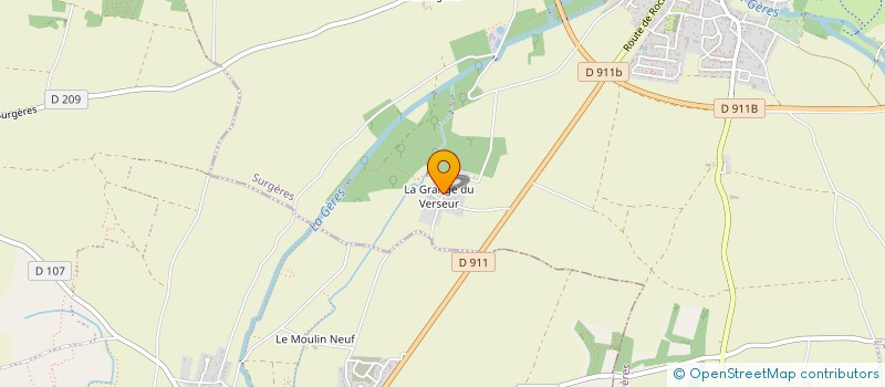 localisation de l'entreprise FBM DIAS  SURGERES