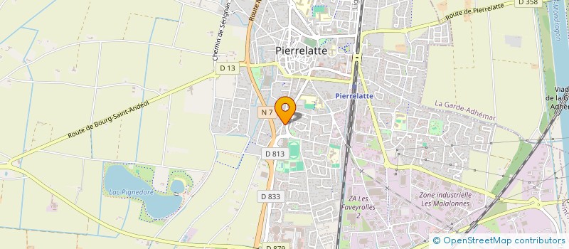 localisation de l'entreprise FBM ENERGIES à PIERRELATTE