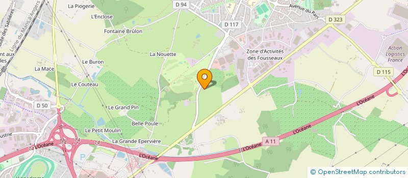 localisation de l'entreprise FBM HOLDING  VERRIERES-EN-ANJOU