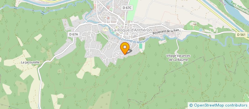 localisation de l'entreprise FBM HOLDING  LA ROQUE-D'ANTHERON