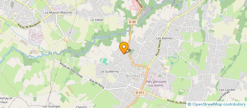 localisation de l'entreprise FBM INVESTISSEMENT  BRINDAS