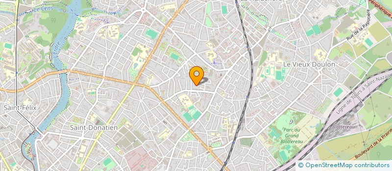 localisation de l'entreprise FBML  NANTES