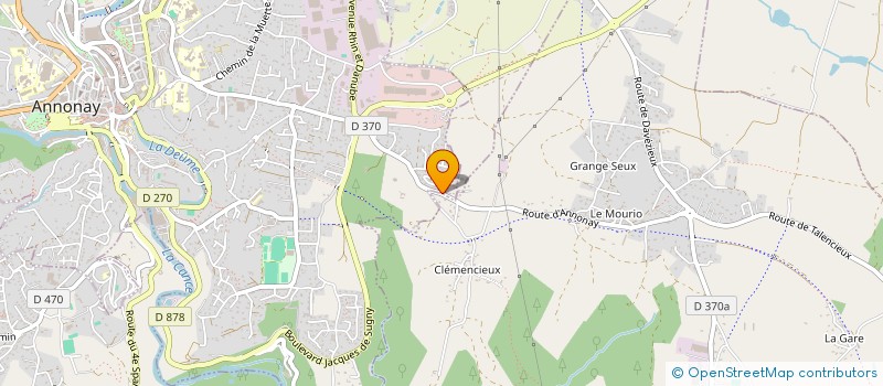 localisation de l'entreprise FBMR 07 à ANNONAY