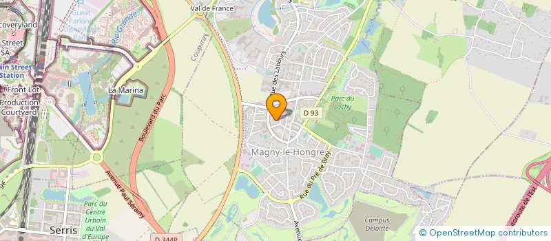 localisation de l'entreprise FBMZ DISTRIBUTION  MAGNY-LE-HONGRE