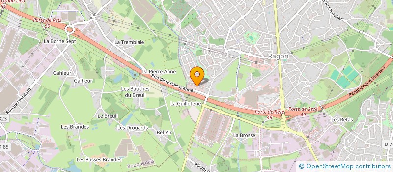 localisation de l'entreprise FBNG  REZE