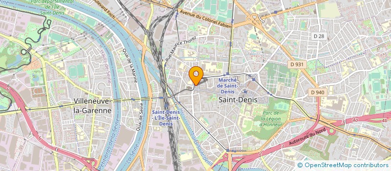 localisation de l'entreprise FBO à SAINT-DENIS