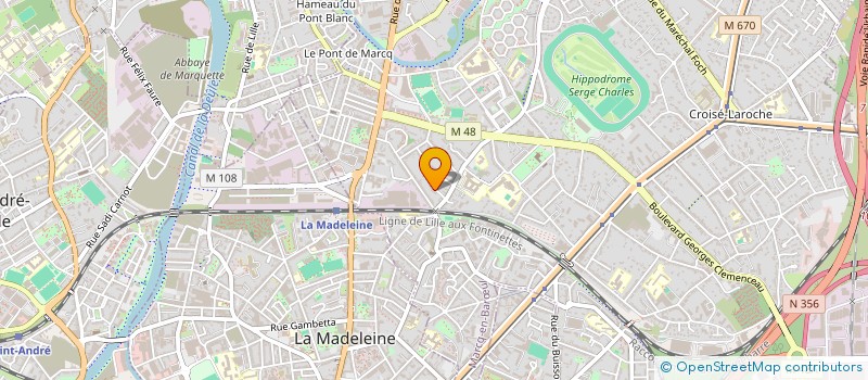 localisation de l'entreprise FBOISSIER CONSULTING à MARCQ-EN-BARŒUL