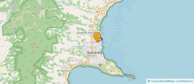 localisation de l'entreprise FBOYANAZE à BANDRELE