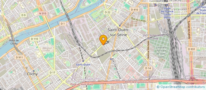localisation de l'entreprise FBP MEDICAL à SAINT-OUEN-SUR-SEINE