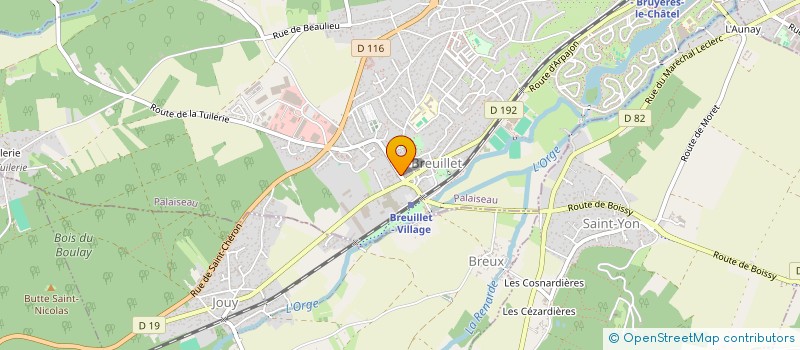 localisation de l'entreprise FBPAR  BREUILLET