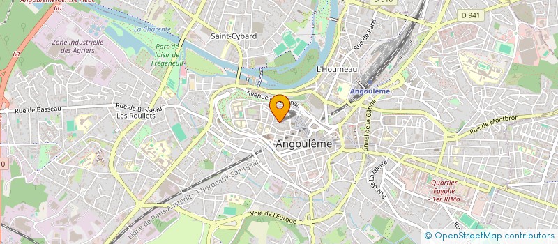 localisation de l'entreprise FBPC TRINITE à ANGOULEME