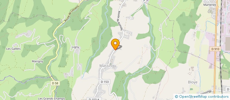 localisation de l'entreprise FBPG  MASSINGY