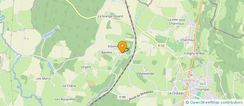 localisation de l'entreprise FBR  COLIGNY