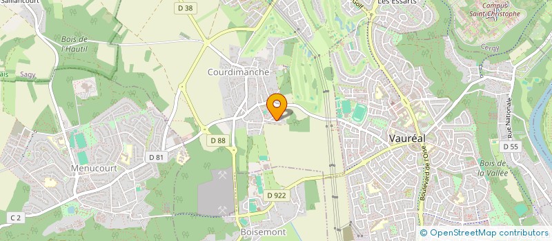 localisation de l'entreprise FBR PATRIMOINE  COURDIMANCHE