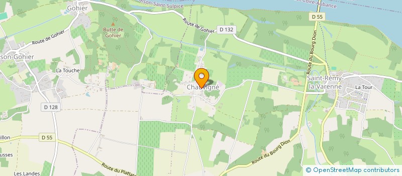 localisation de l'entreprise FBR PATRIMOINE  BRISSAC LOIRE AUBANCE