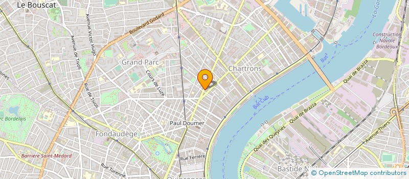 localisation de l'entreprise FBR33 à BORDEAUX