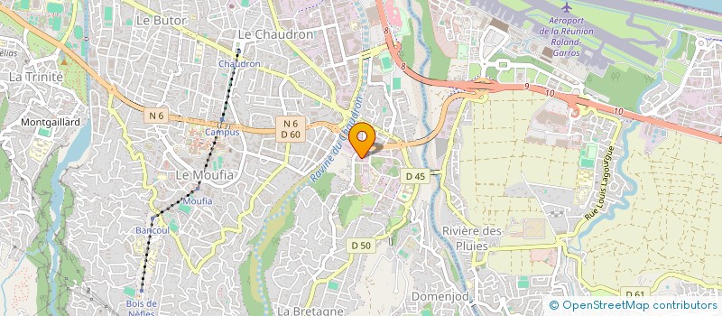 localisation de l'entreprise FBREUNION à SAINT-DENIS