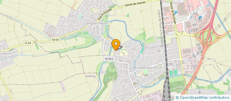 localisation de l'entreprise FBS  MUNDOLSHEIM