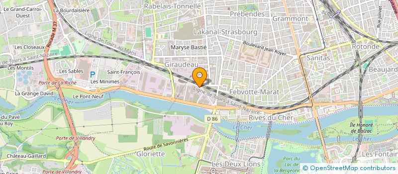 localisation de l'entreprise FBS AUTOMOBILES  TOURS