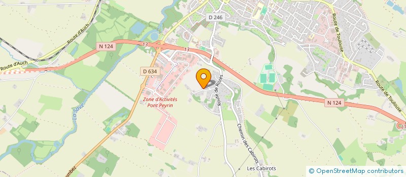 localisation de l'entreprise FBS-INVEST  L'ISLE-JOURDAIN