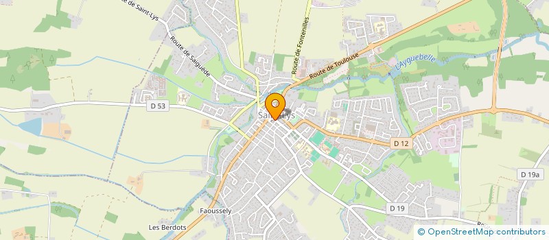 localisation de l'entreprise FBS OILVIER  SAINT-LYS