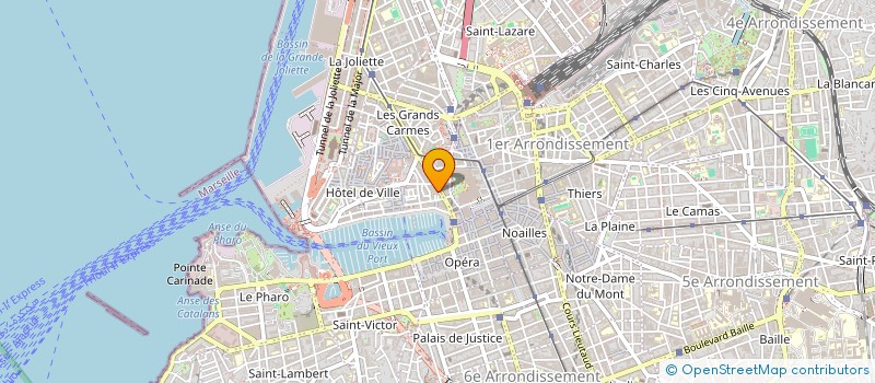 localisation de l'entreprise FBSA à MARSEILLE