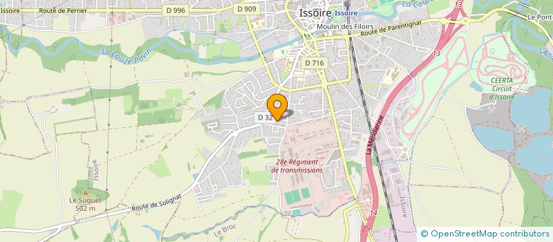 localisation de l'entreprise FBSB  ISSOIRE