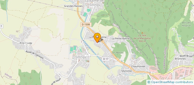 localisation de l'entreprise FBSG  SILLINGY