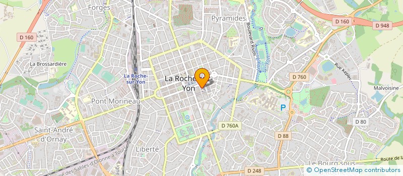 localisation de l'entreprise FBSL à LA ROCHE-SUR-YON