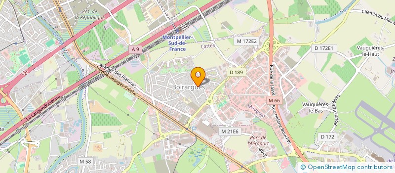 localisation de l'entreprise FBT à LATTES