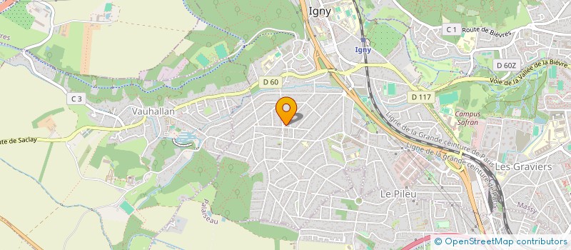 localisation de l'entreprise FBT CONSULTING  IGNY