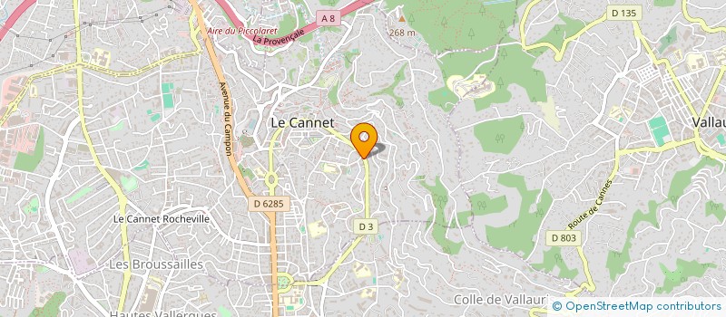 localisation de l'entreprise FBT GAMBETTA à LE CANNET