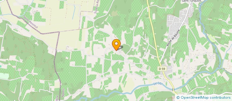 localisation de l'entreprise FBTP  ROCHEGUDE