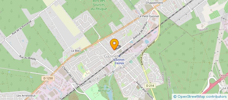 localisation de l'entreprise FBV CONSULT à RUELLE-SUR-TOUVRE