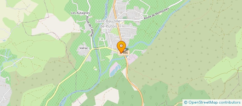 localisation de l'entreprise FBV HOLDING  SAINT-BAUZILLE-DE-PUTOIS