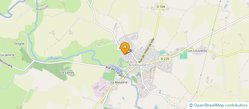 localisation de l'entreprise FBV MARINE à SAINT-JEAN-SUR-MAYENNE