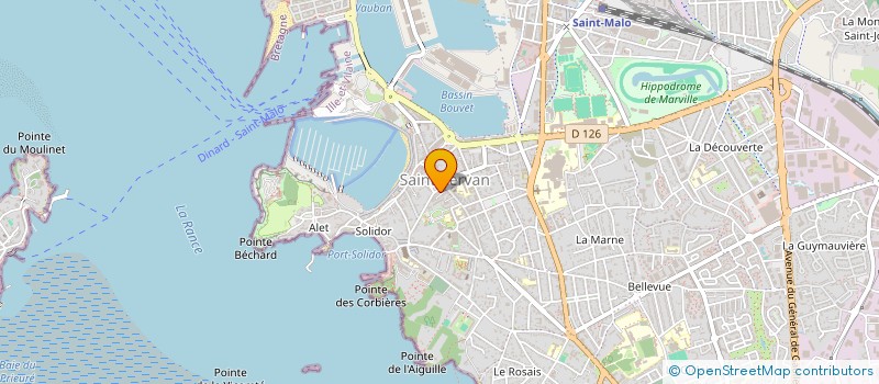 localisation de l'entreprise FBVL  SAINT-MALO