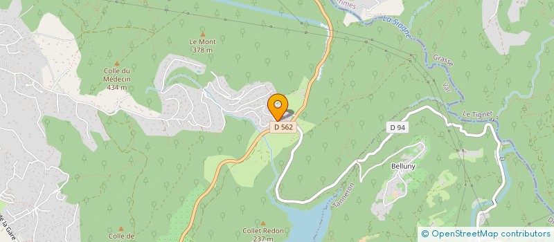 localisation de l'entreprise FBVM FRANCE / OUVREALU  MONTAUROUX