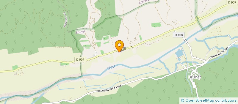 localisation de l'entreprise FBX  BRUNET