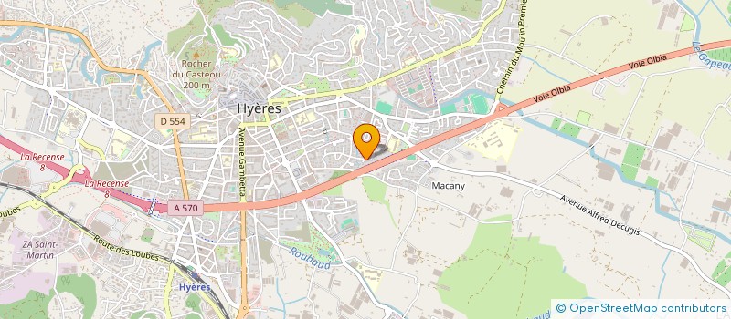 localisation de l'entreprise FC  AFA