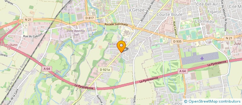 localisation de l'entreprise FC 65  ESCONDEAUX