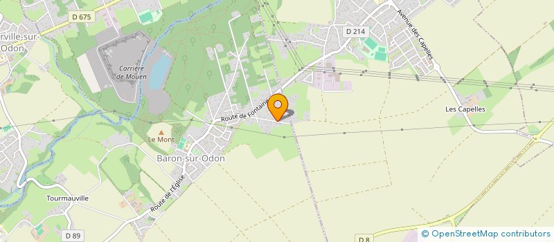 localisation de l'entreprise FC  BARON-SUR-ODON