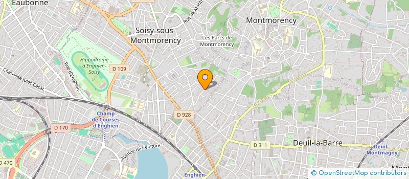 localisation de l'entreprise FC 95 à SOISY-SOUS-MONTMORENCY