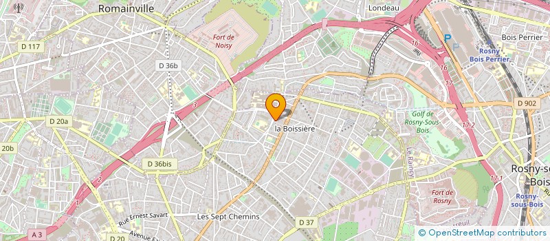 localisation de l'entreprise FC AGENCEMENT à MONTREUIL