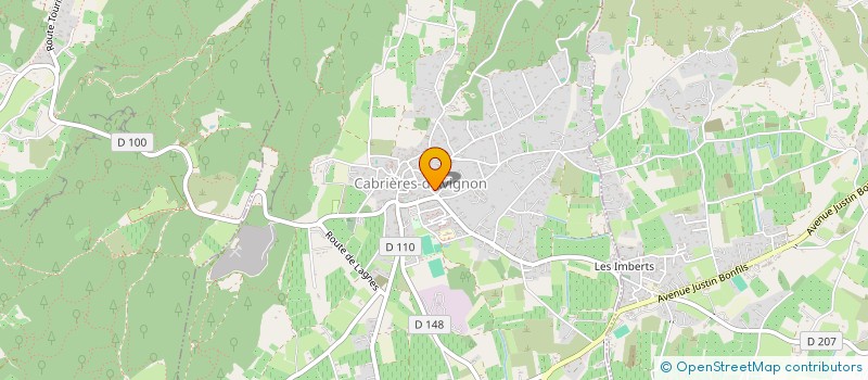 localisation de l'entreprise FC AJN  CABRIERES-D'AVIGNON