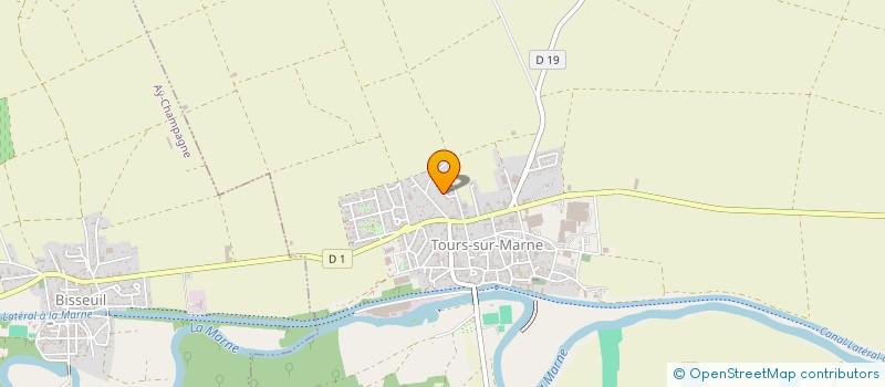 localisation de l'entreprise FC AMBONNAY BOUZY  TOURS-SUR-MARNE