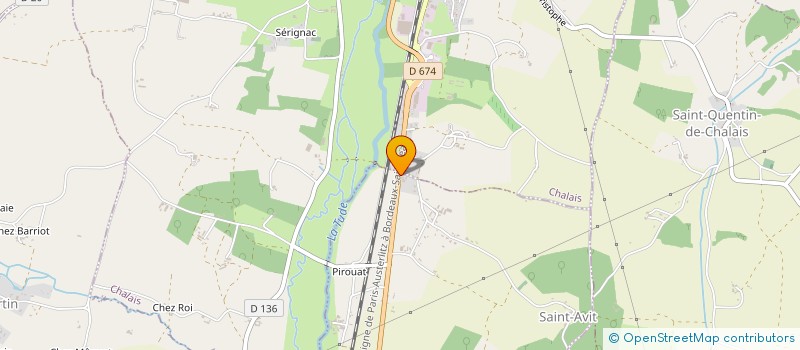 localisation de l'entreprise FC AUTO  SAINT-AVIT