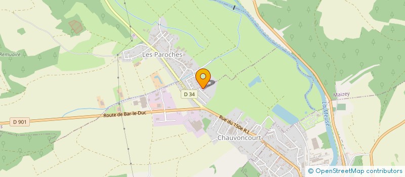 localisation de l'entreprise FC AUTOS à LES PAROCHES