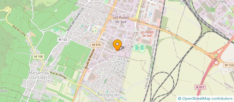 localisation de l'entreprise FC BAT à MARSANNAY-LA-COTE